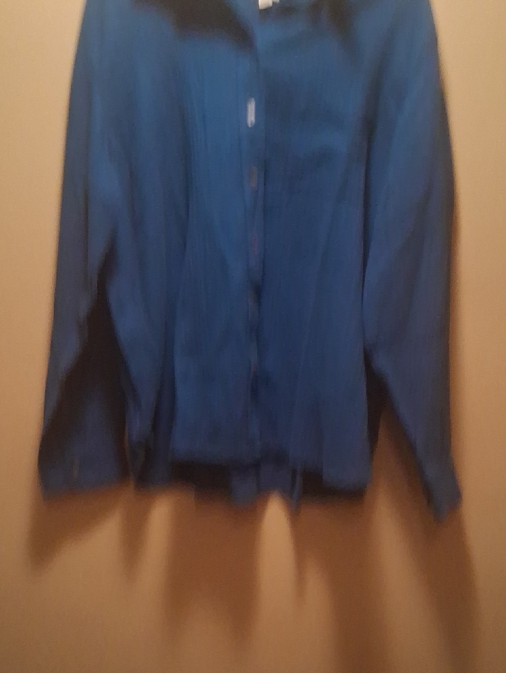 J. Crew Men's Deep Blue LS XXL Dress Shirt